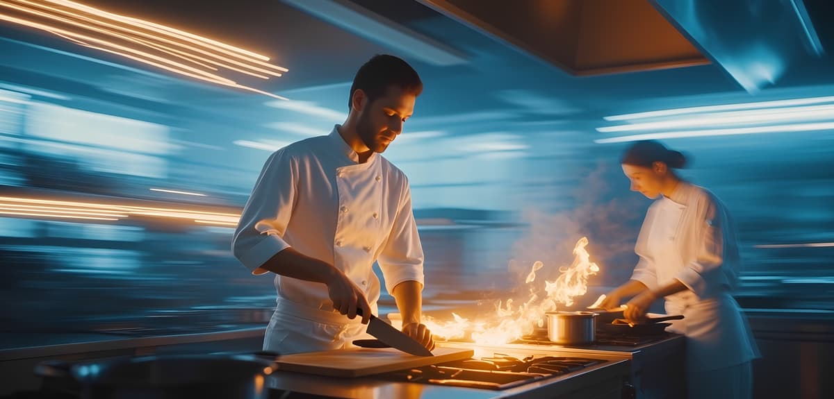 Culinarist chefs working